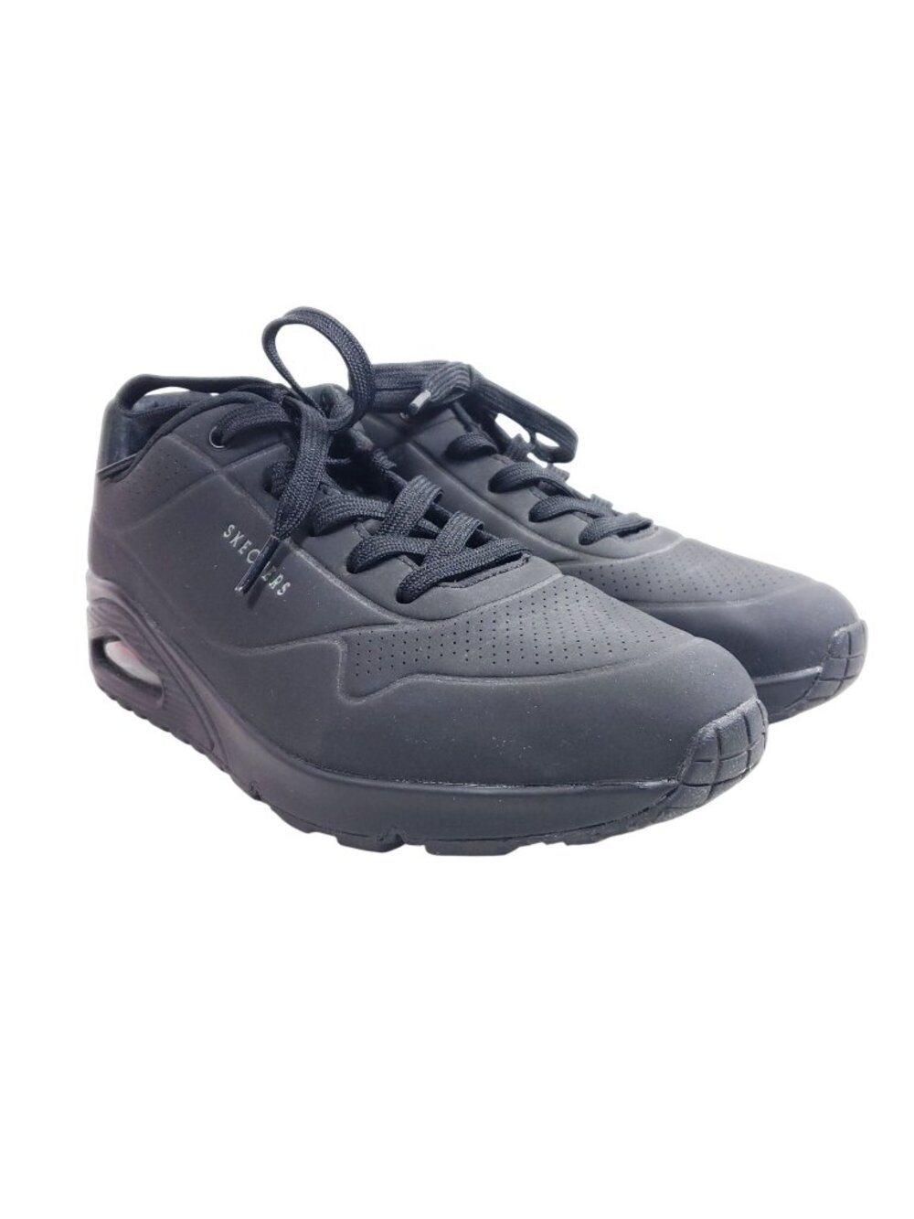 Skechers Womens Size 11 Uno Stand On Air Black Sneakers Athletic Shoes
